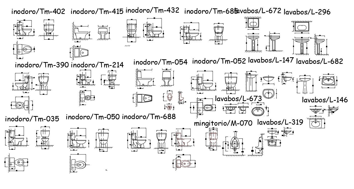Wash Basin & W.C Ware Block