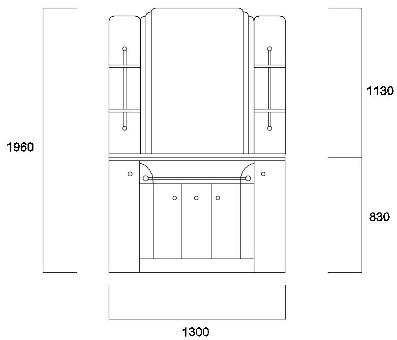 Wash Basin Cabinet Elevation Drawing Free Download
