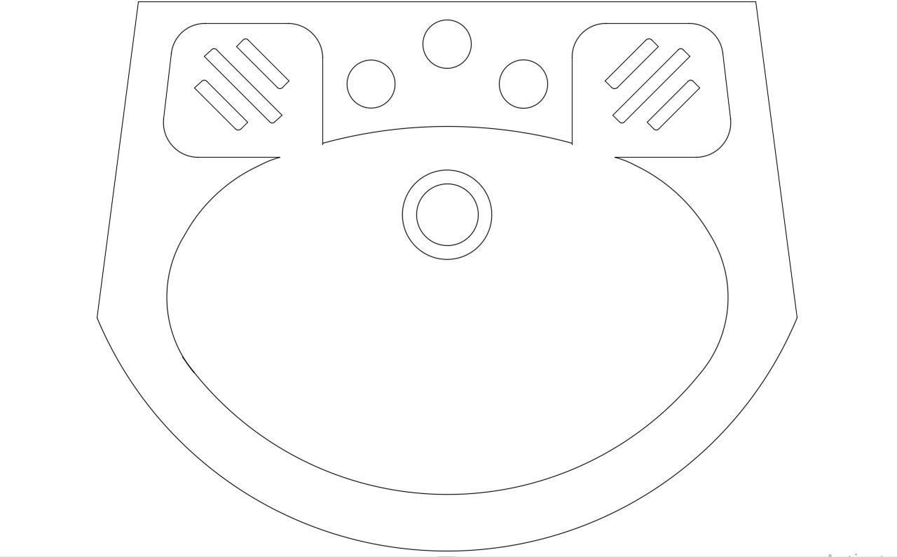 Wash Basin Free CAD Blocks
