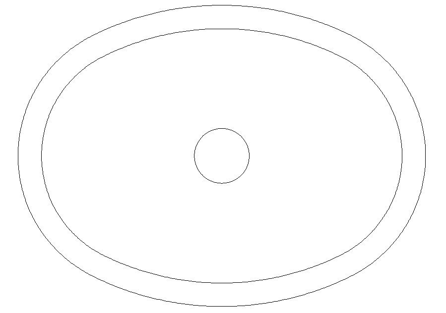 Washbasin Elevation CAD Blocks Download 