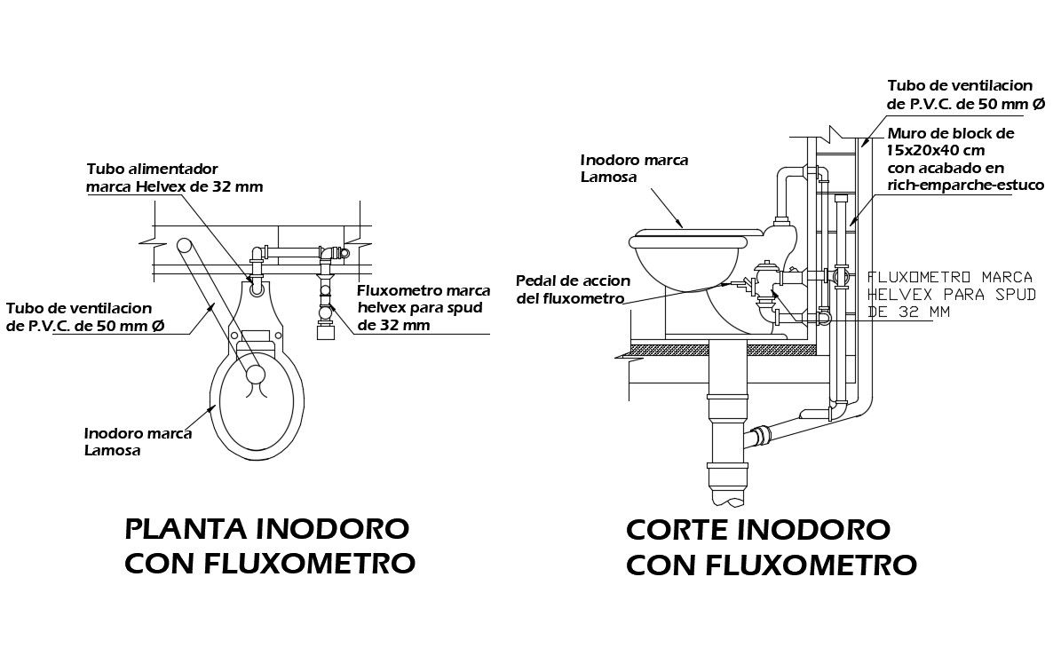 Water Closet CAD Drawing Download