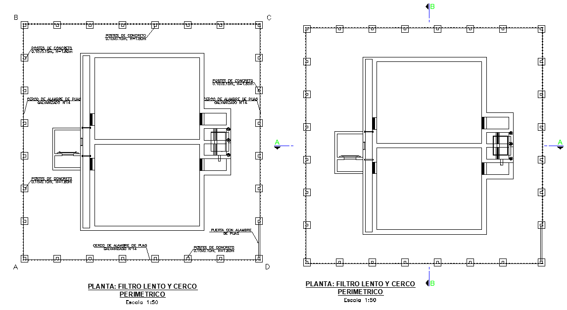 Water Filter plan layout file