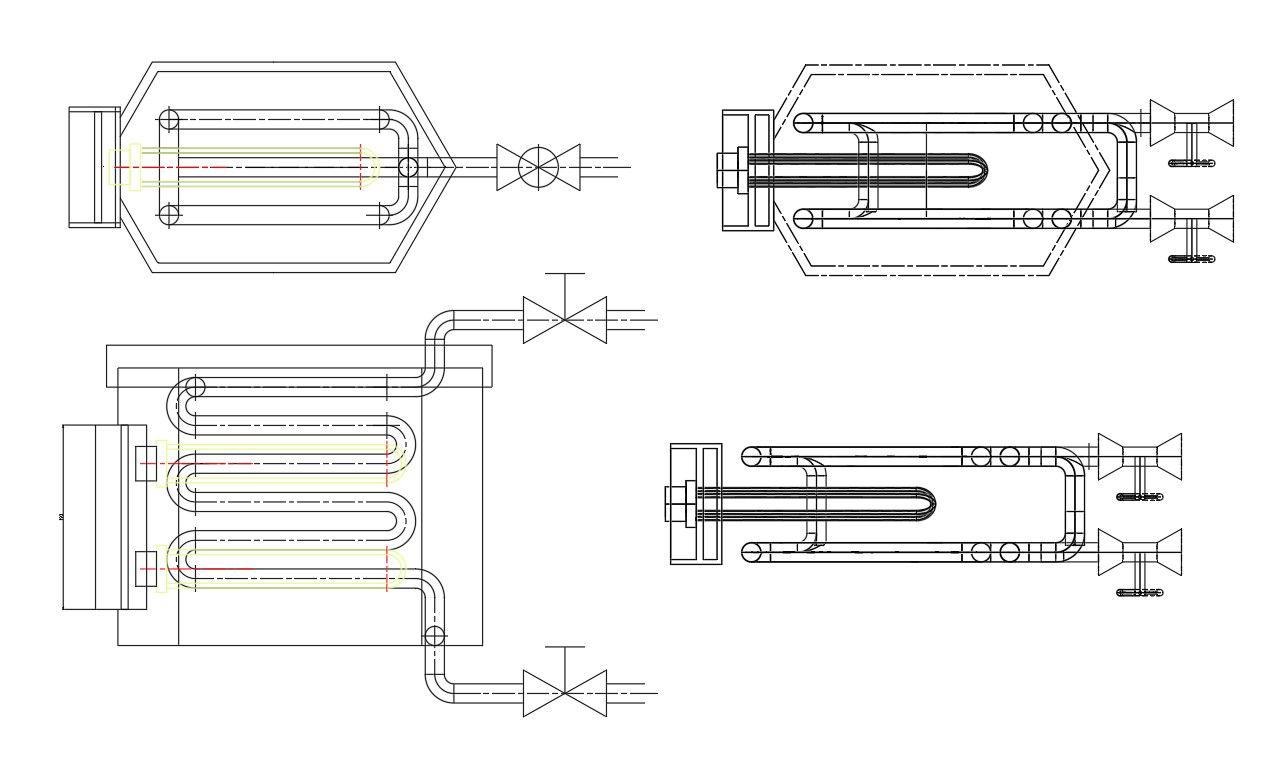 Water Heater Machine Drawing DWG File