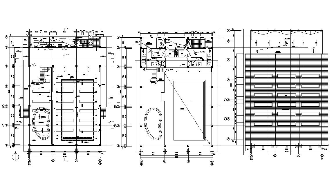 Water Park Layout AutoCAD Drawing