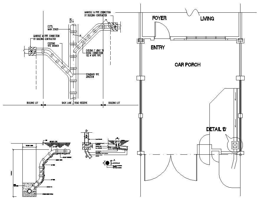 Water Pipe Connection Plan