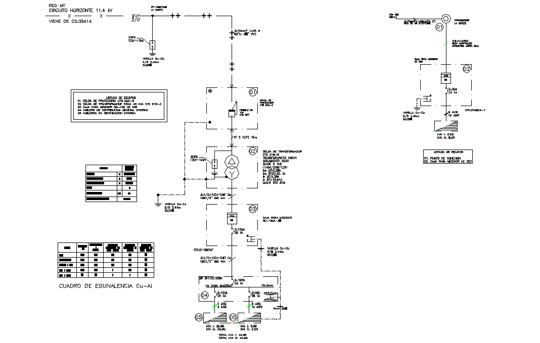 Water flow circuit plan autocad file