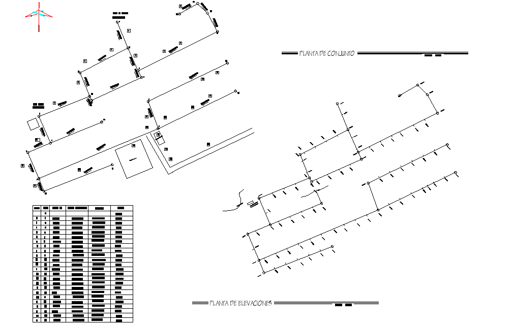 Water pipe line distribution plan detail dwg file