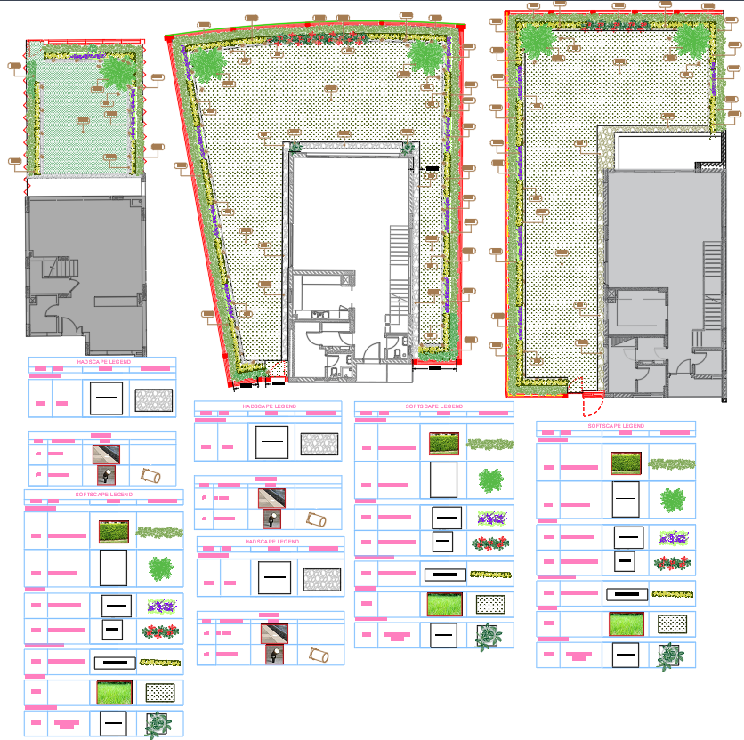 Weekend House Floor Plan and Landscaping Design Details
