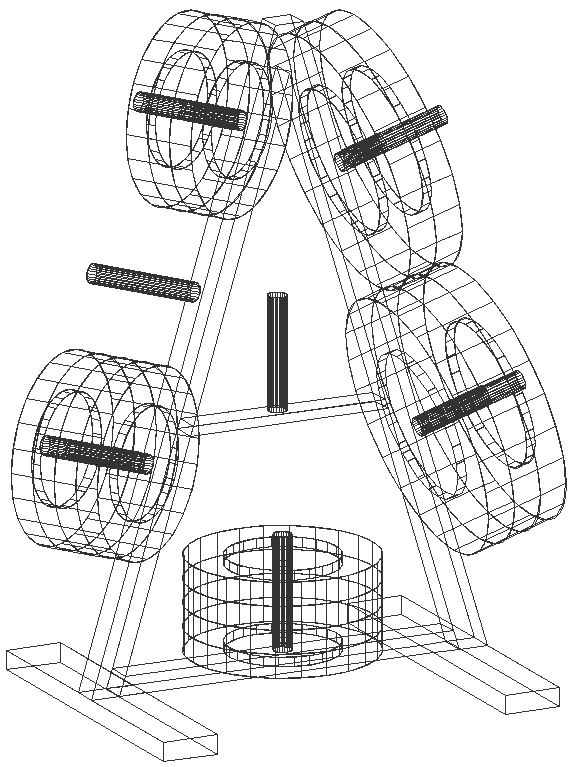 Weight equipment design with 3d autocad dwg drawing .
