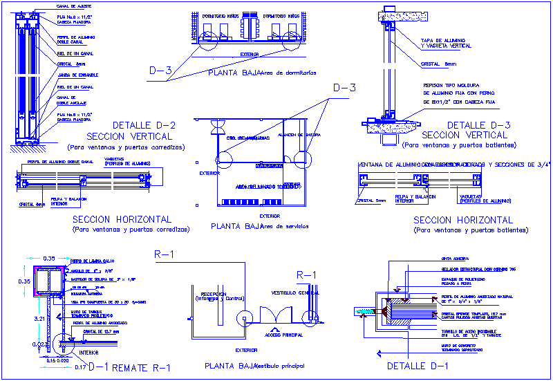 Window detail view with framing