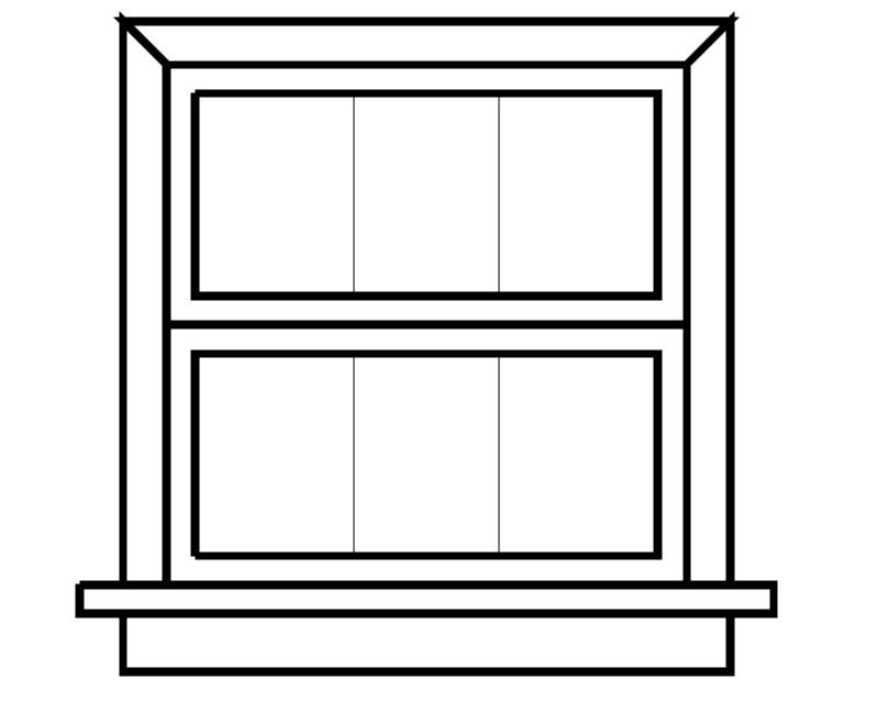 Window frame structure detail 2d view layout auto cad file