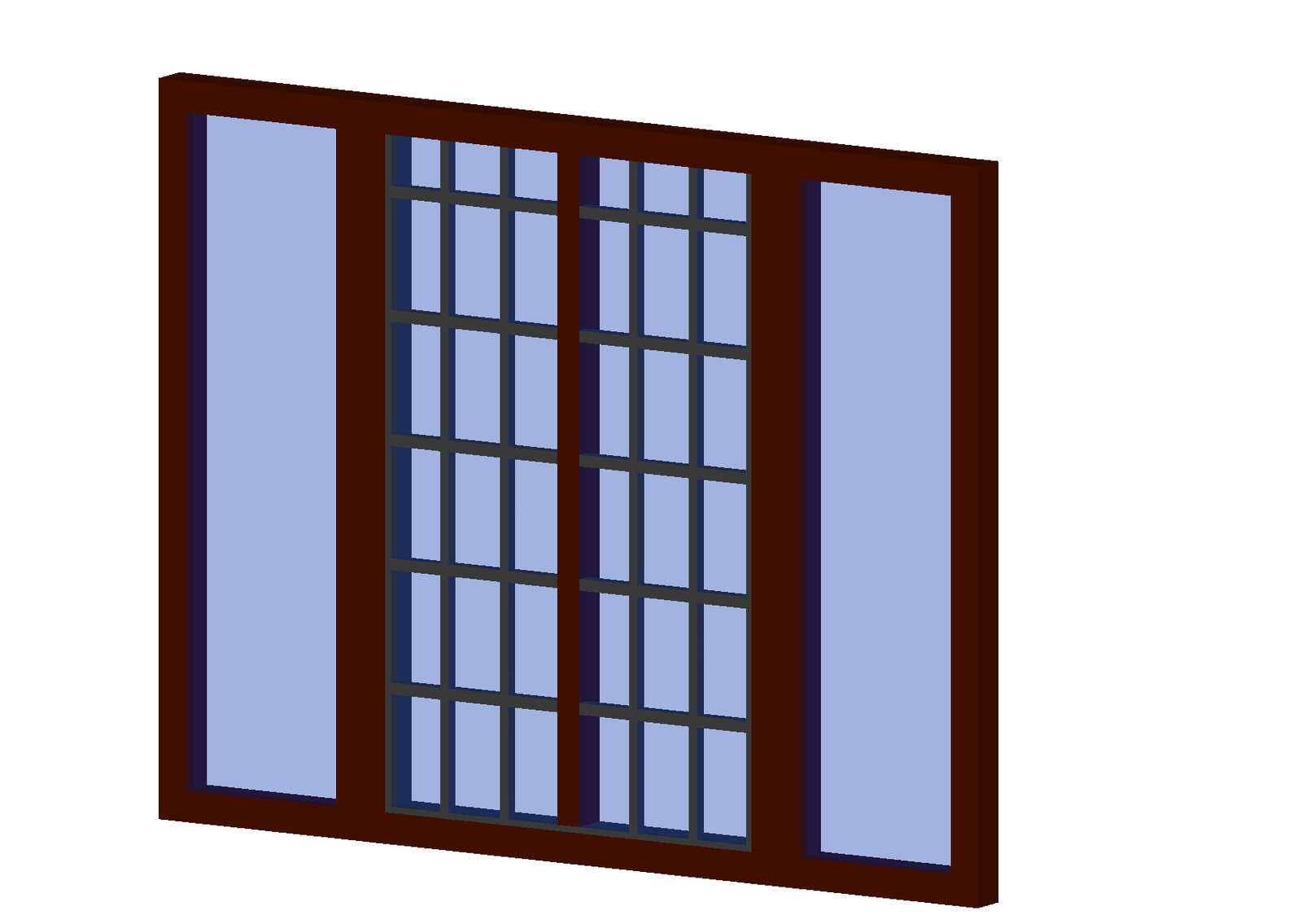 Window plan detail dwg file.