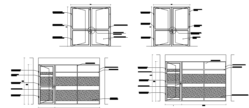Window sectional details dwg file