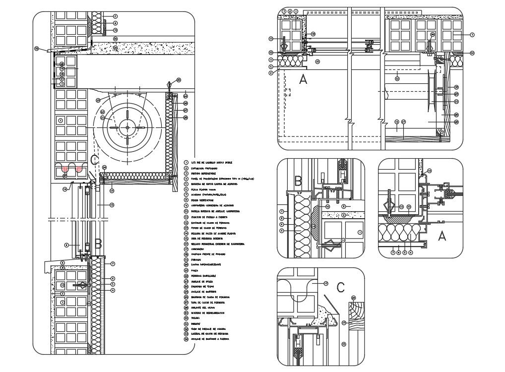 Window structure details