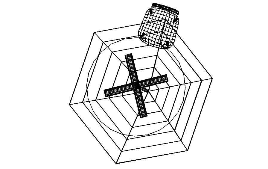 Detailed DWG Layout for Wired Structure CAD Design