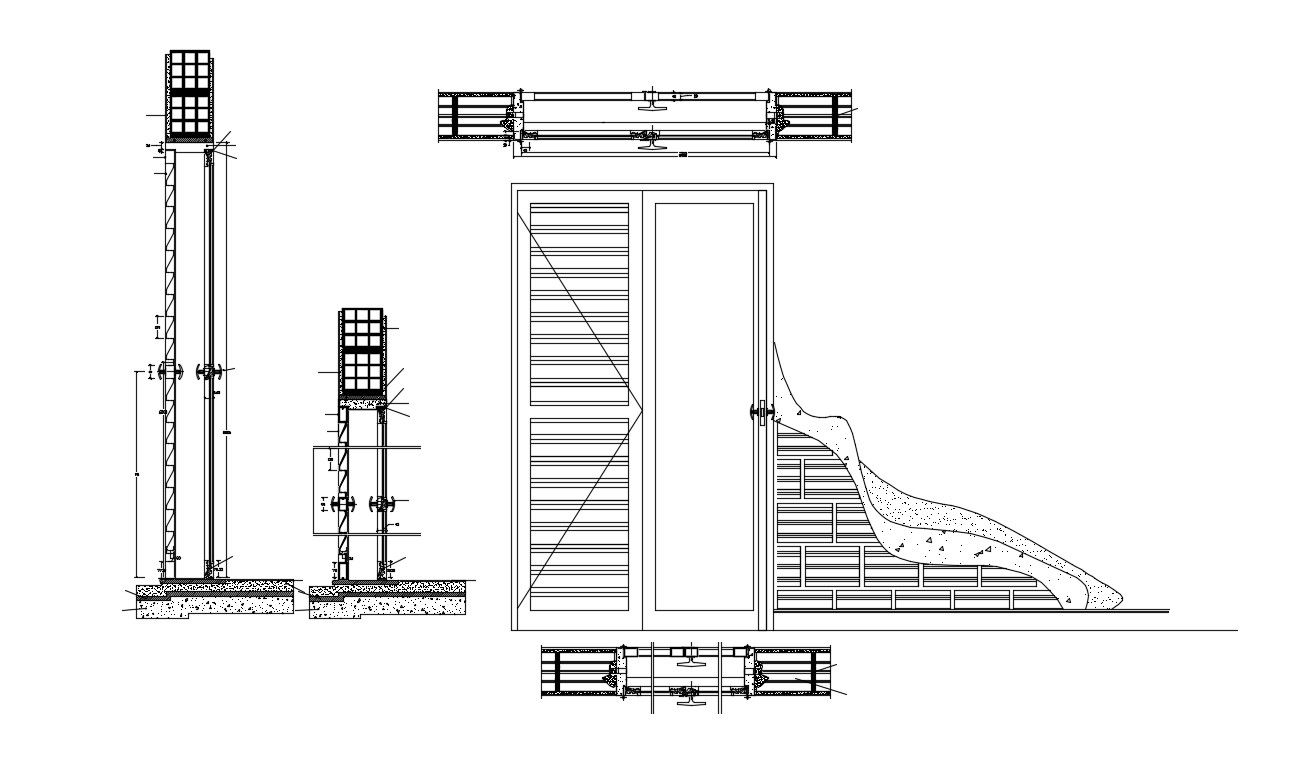 Wooden Front Doors AutoCAD File