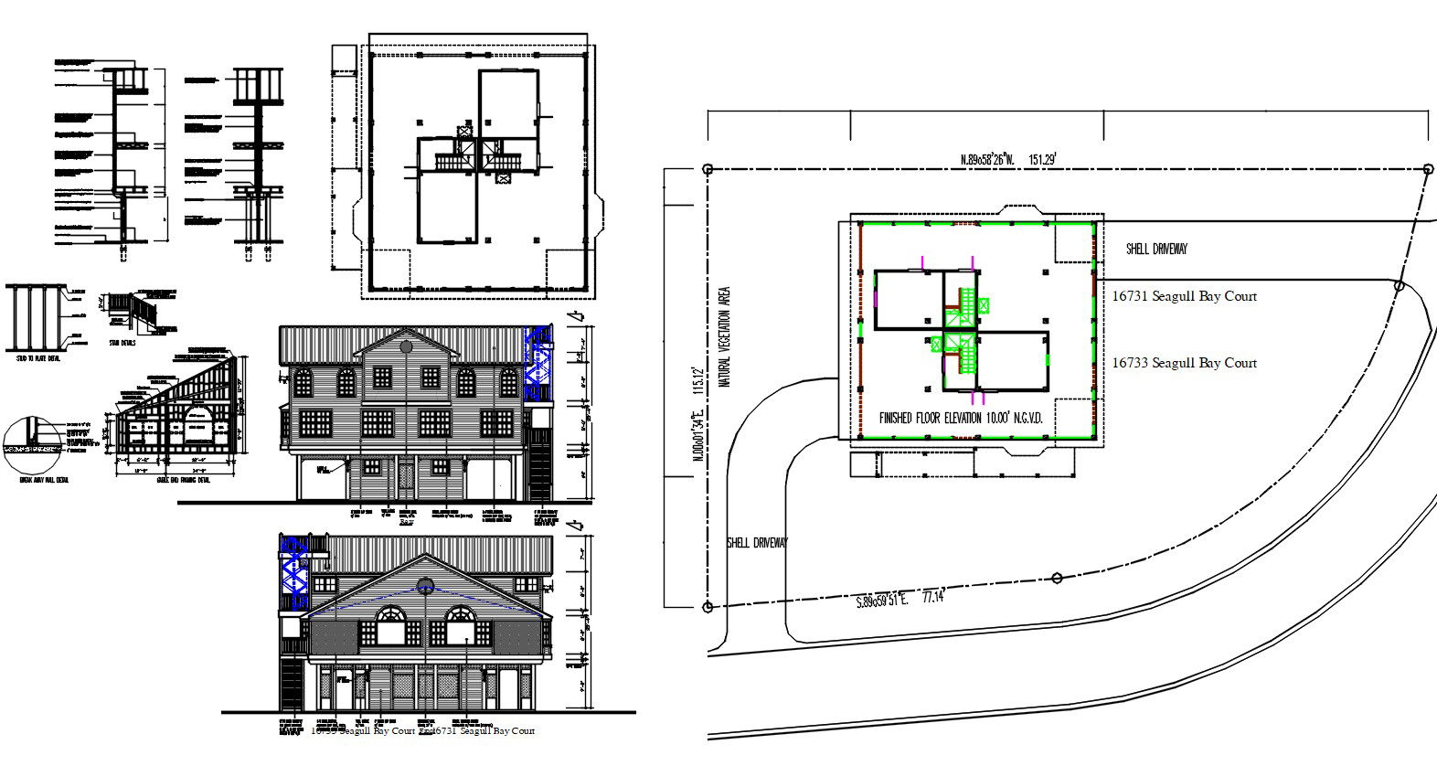 Wooden House Project AutoCAD File