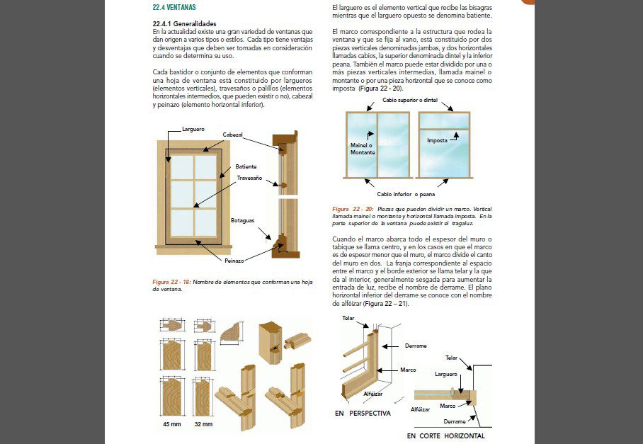 Wooden door elevation, parts and installation details dwg file