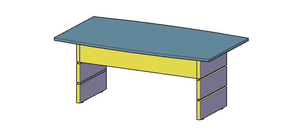 Wooden table 3d block cad drawing details dwg file