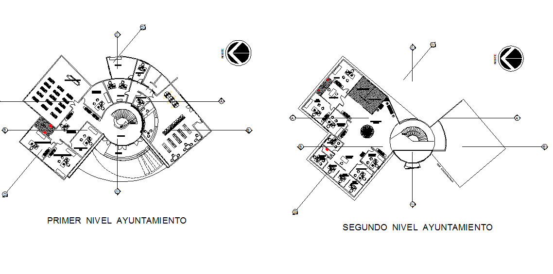 Working Commercial Layout plan detail dwg file