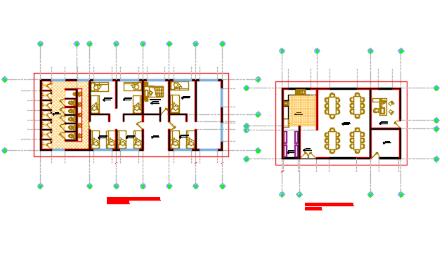 Working Commercial plan detail dwg file