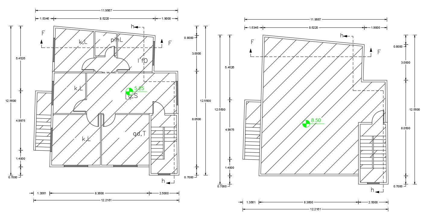 Working Drawing Plan Of House Building Design AutoCAD File