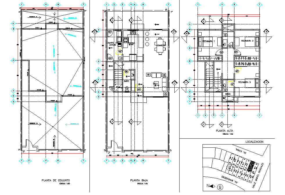 Working House plan layout file