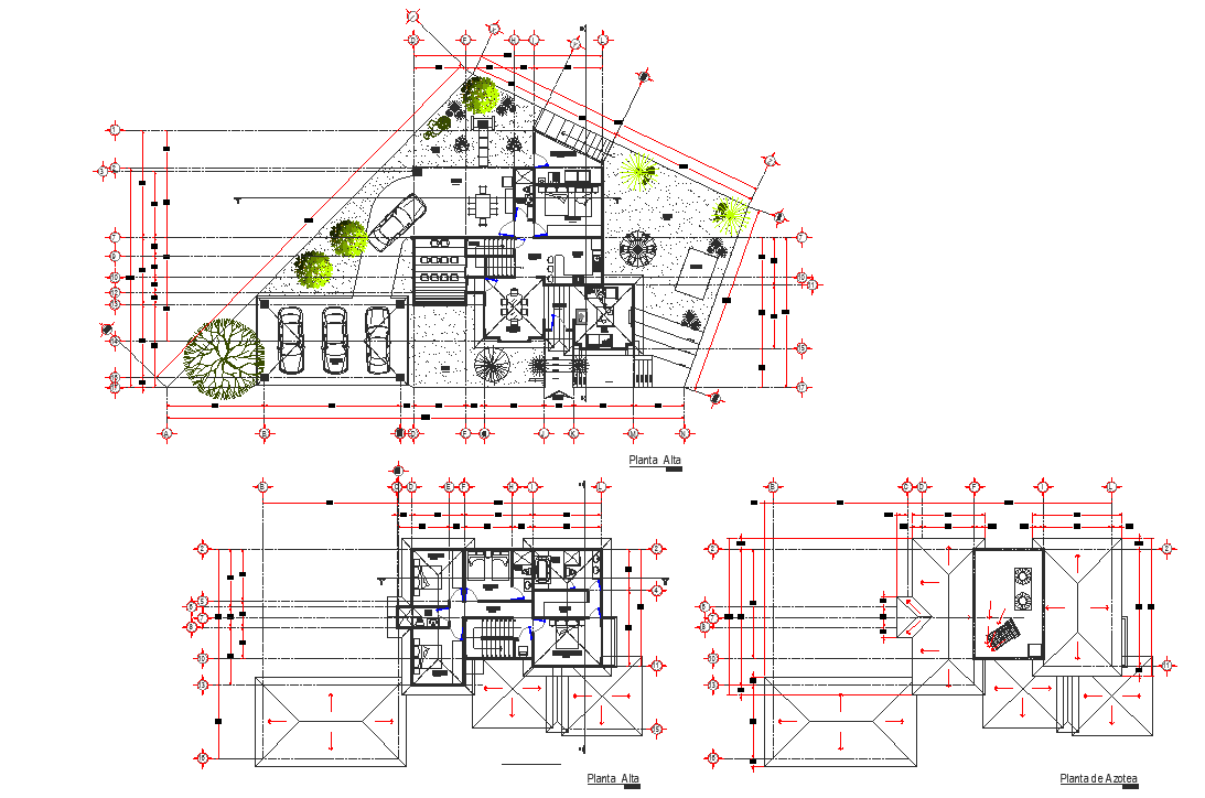 Working commercial plan detail dwg file
