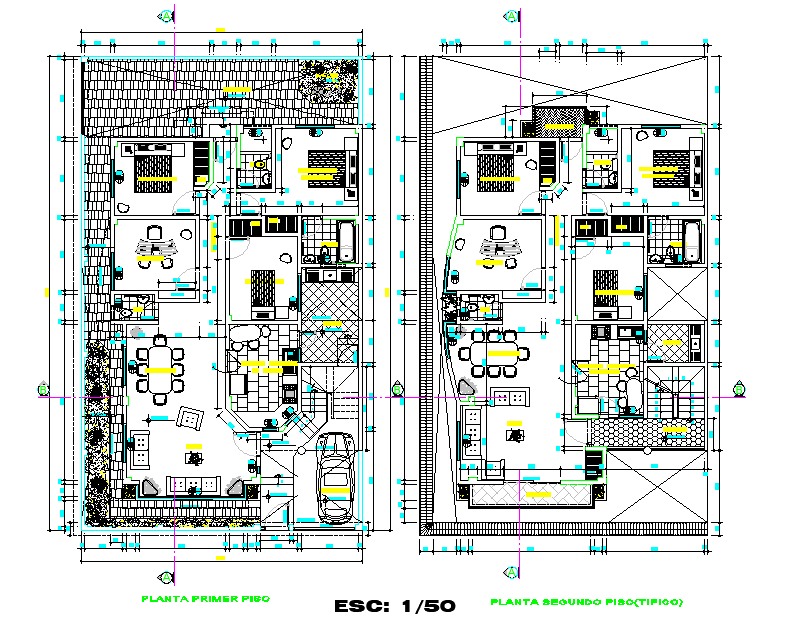 Working home plan layout file