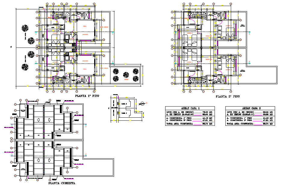 Working house plan layout file