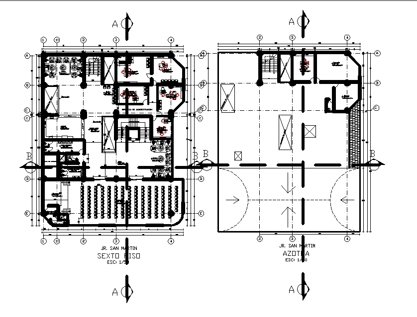 Working layout plan detail dwg file