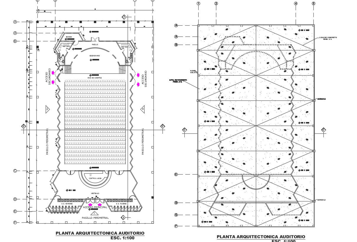 Working plan building detail dwg file