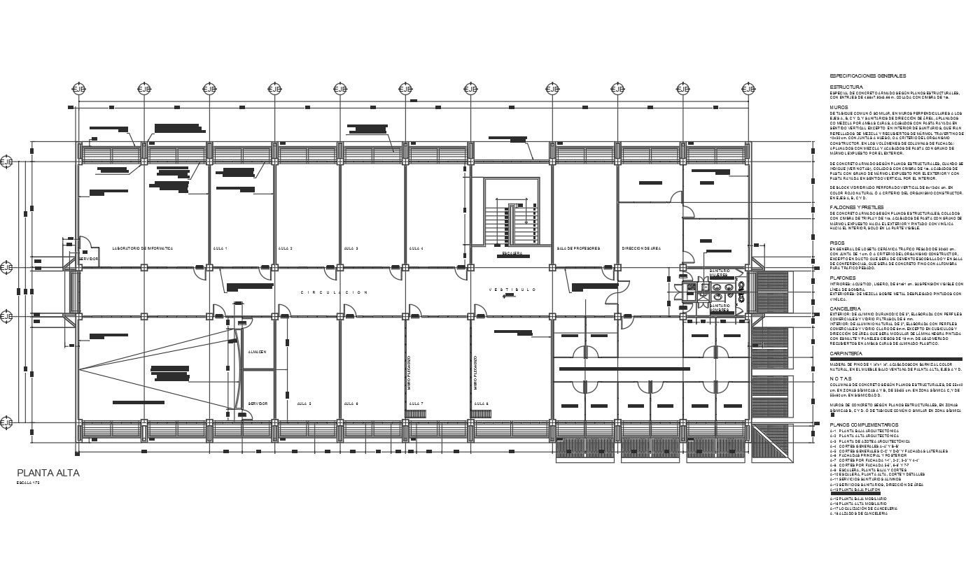 Working plan building detail dwg file
