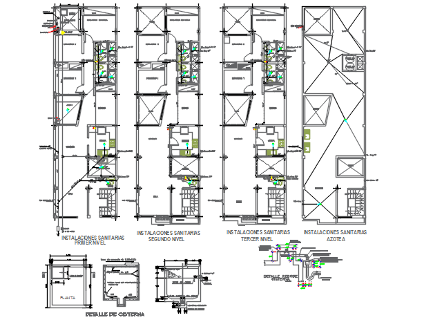 Working plan detail dwg file