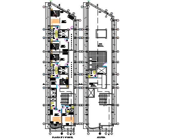 Working plan detail dwg file