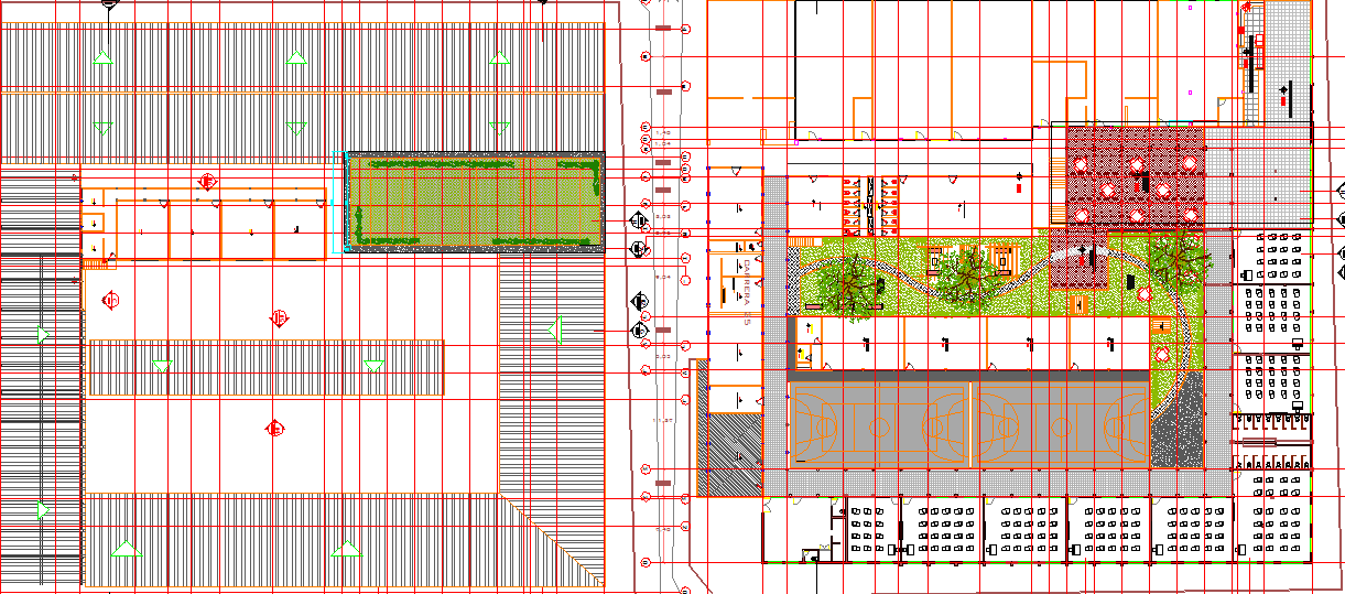 Working plan detail dwg file