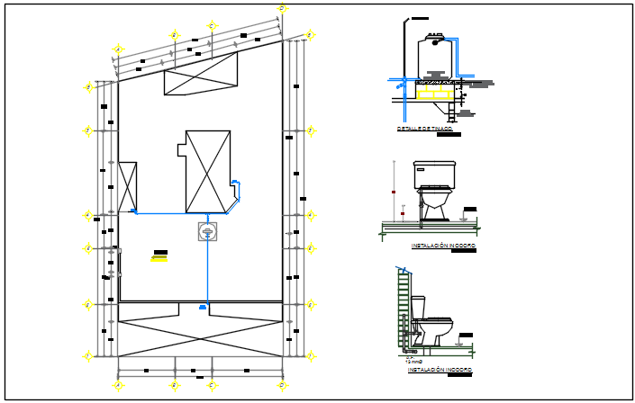 Working plan detail dwg file