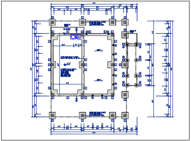 Residential house plan detail, dimension & furnisher in room dwg file