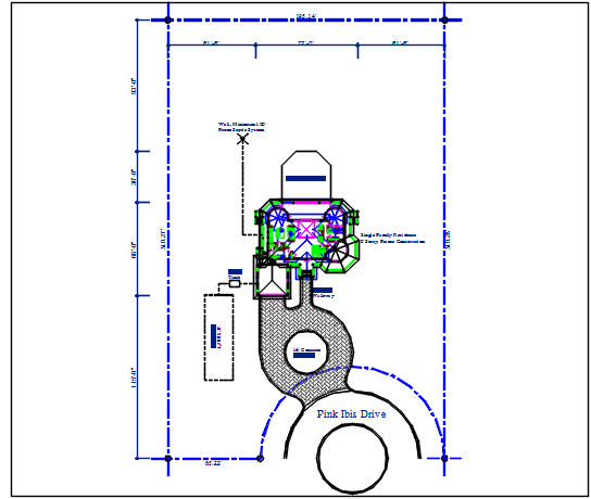 Working plan detail of the dwg file
