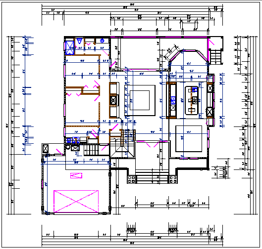 Working plan layout details dwg files