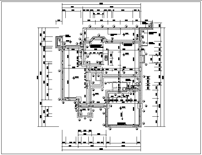 Working plan layout details dwg files