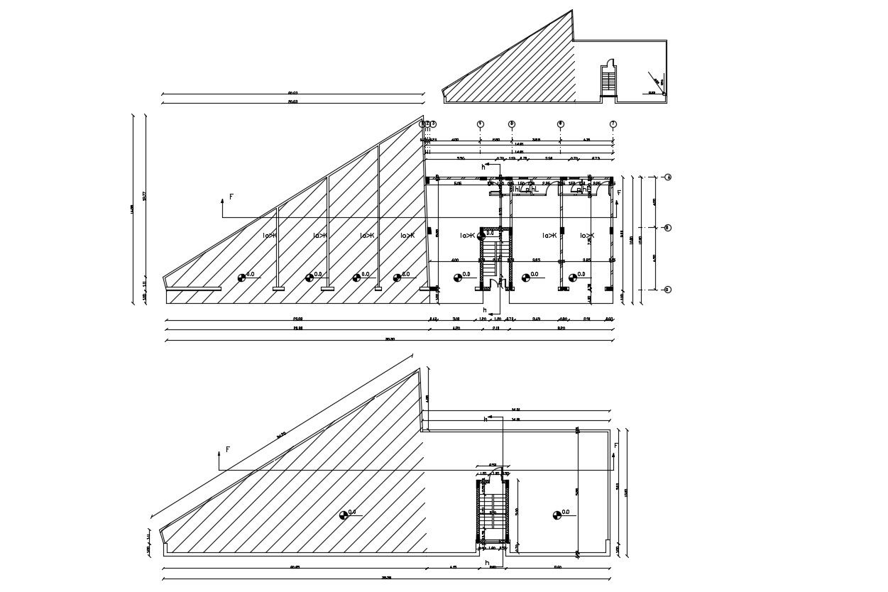 Working Drawing Commercial Floor Plan CAD File