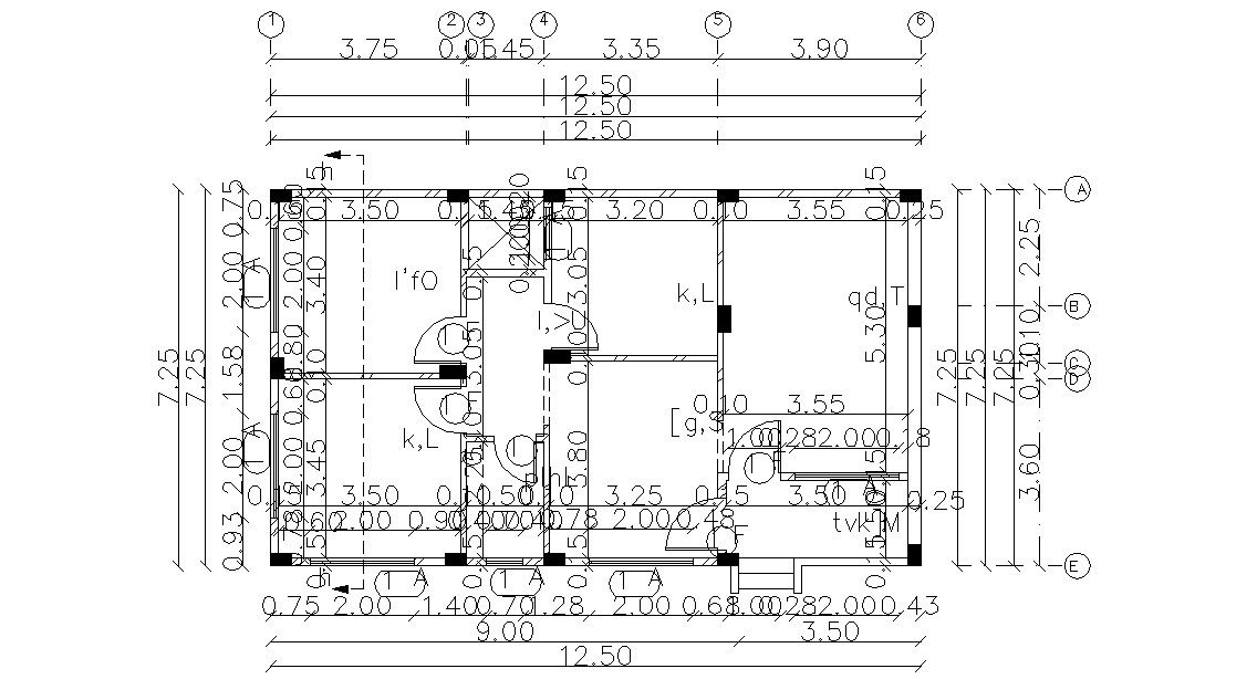 Working Drawing Residential House CAD File