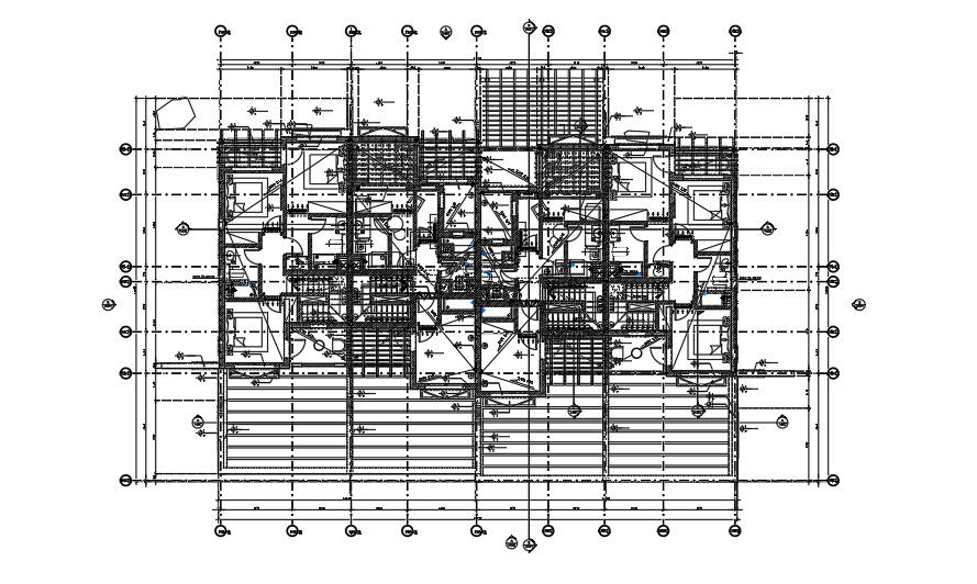Working drawing of Roof of a building.