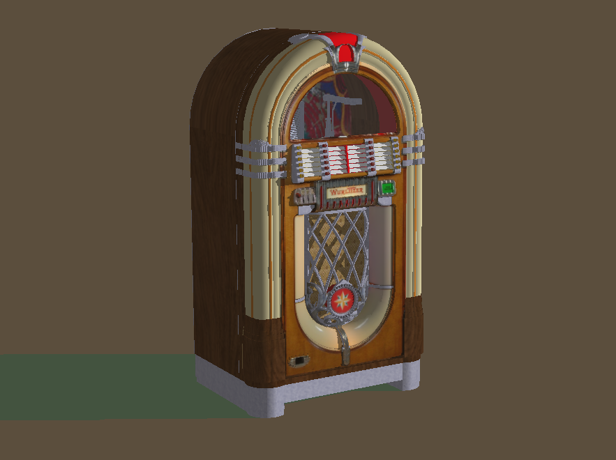 Wurlitzer Game Detail 3d model sketch-up file