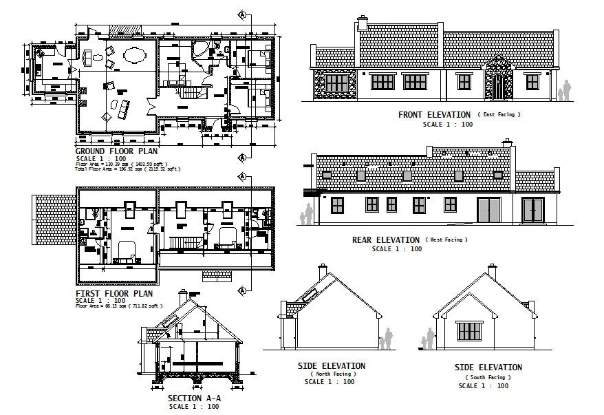 House Design DWG File