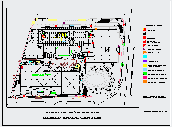 Plan of World Trade center design