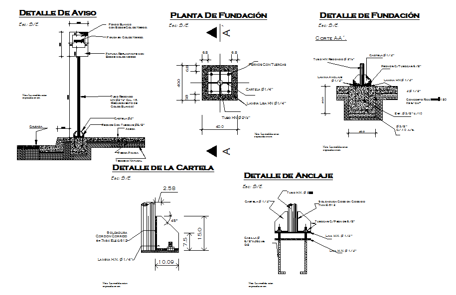 Structure Detail DWG file
