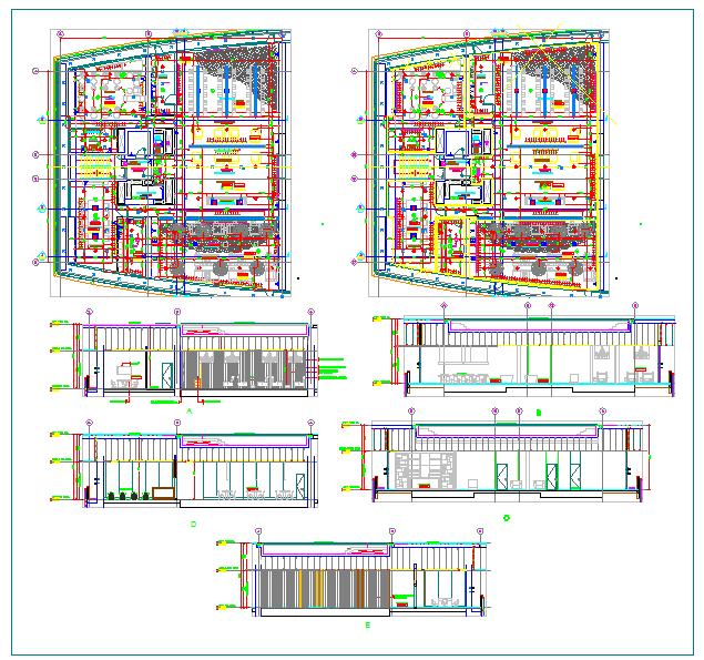 Club House detail plan