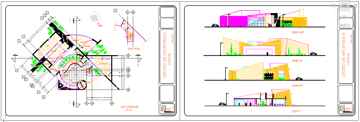 Library detail plan